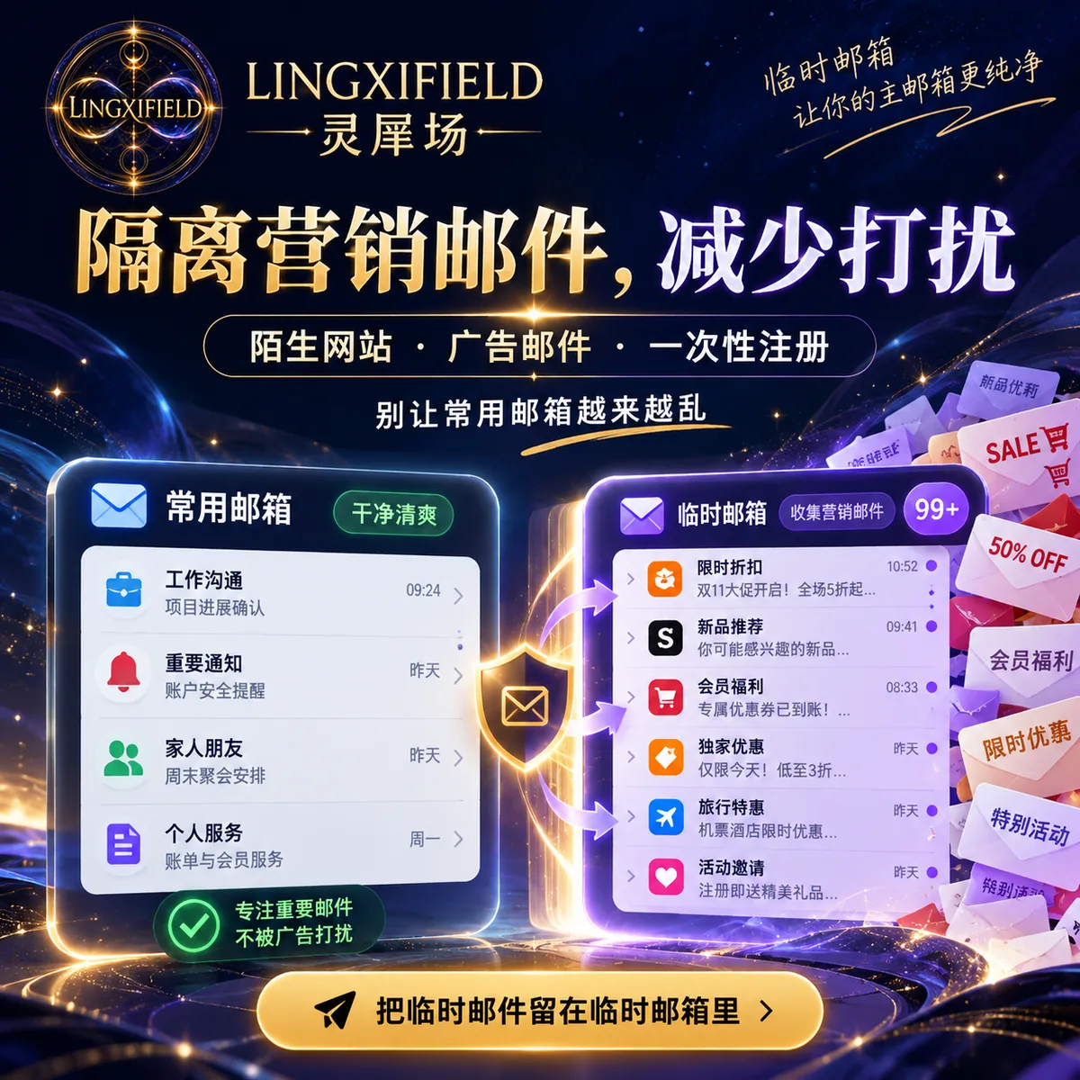 灵犀场临时邮箱使用说明 1